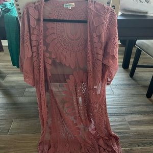 Cover-up/sheer cardigan